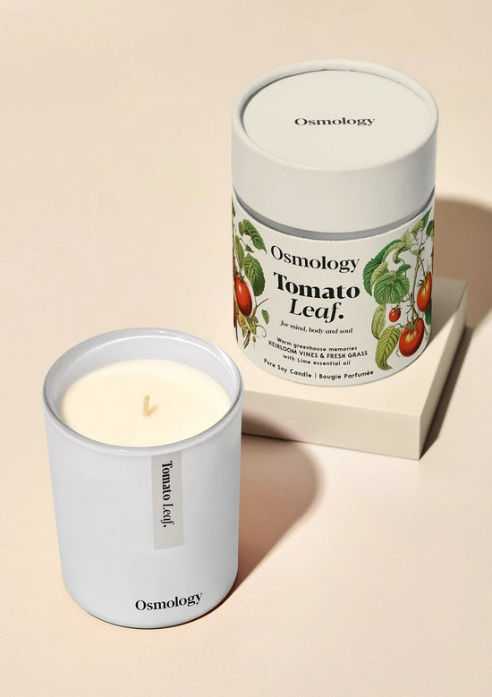Tomato Leaf 7 oz Tube Candle - Heirloom Vines, Fresh Grass & Lime
