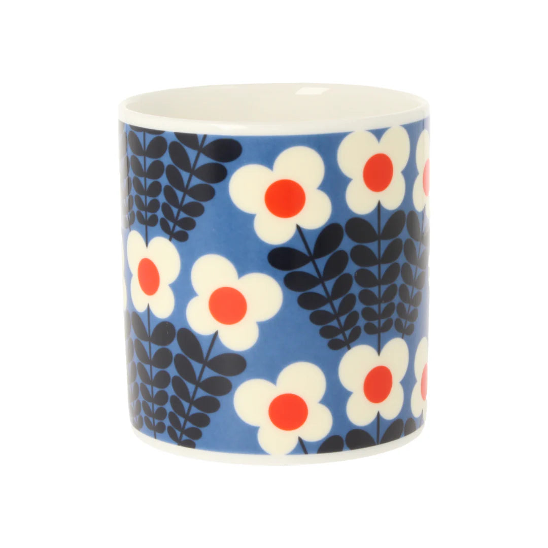 Bunch Of Stems Blue Mug - 350ml