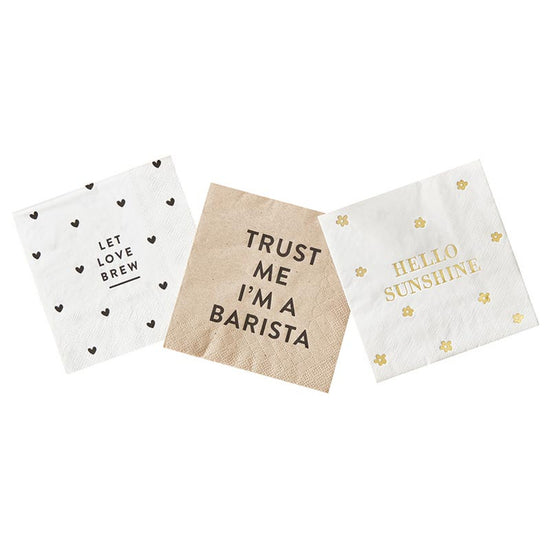 Cocktail Napkin - I'm a Barista