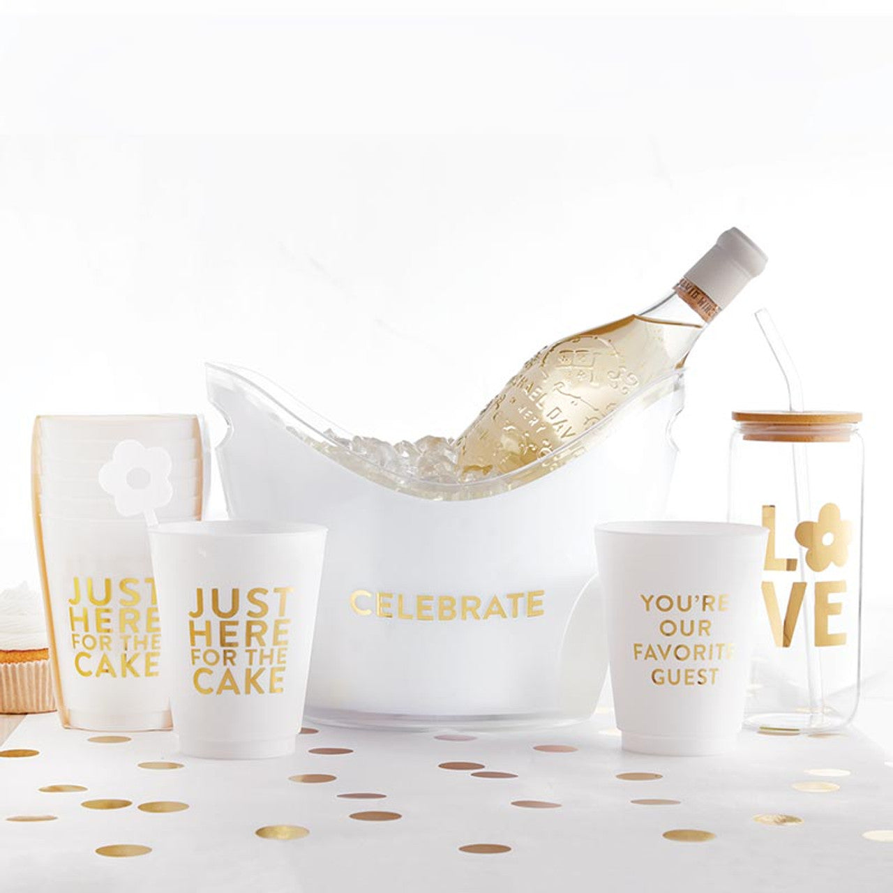 Acrylic Beverage Bucket - Celebrate (40% off at checkout)