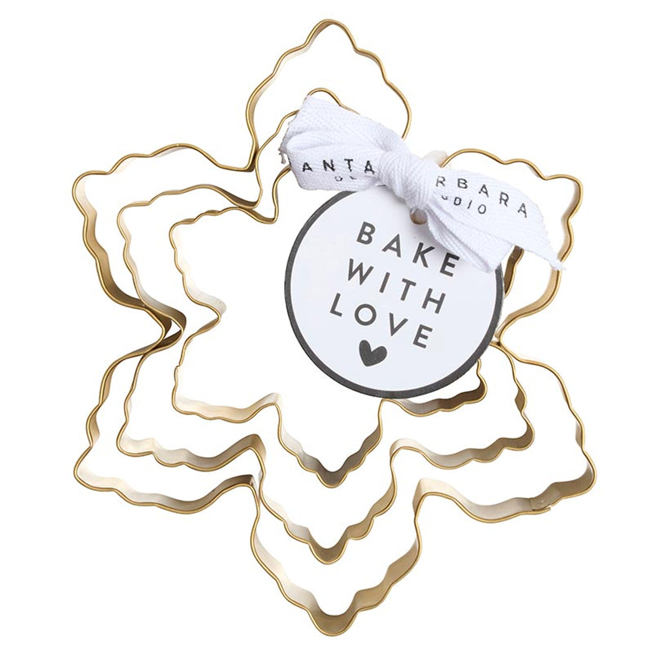 Snowflake Cookie Cutter S/3
