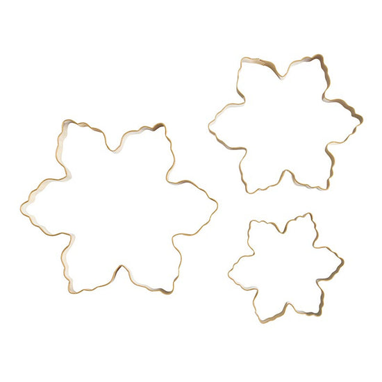 Snowflake Cookie Cutter S/3