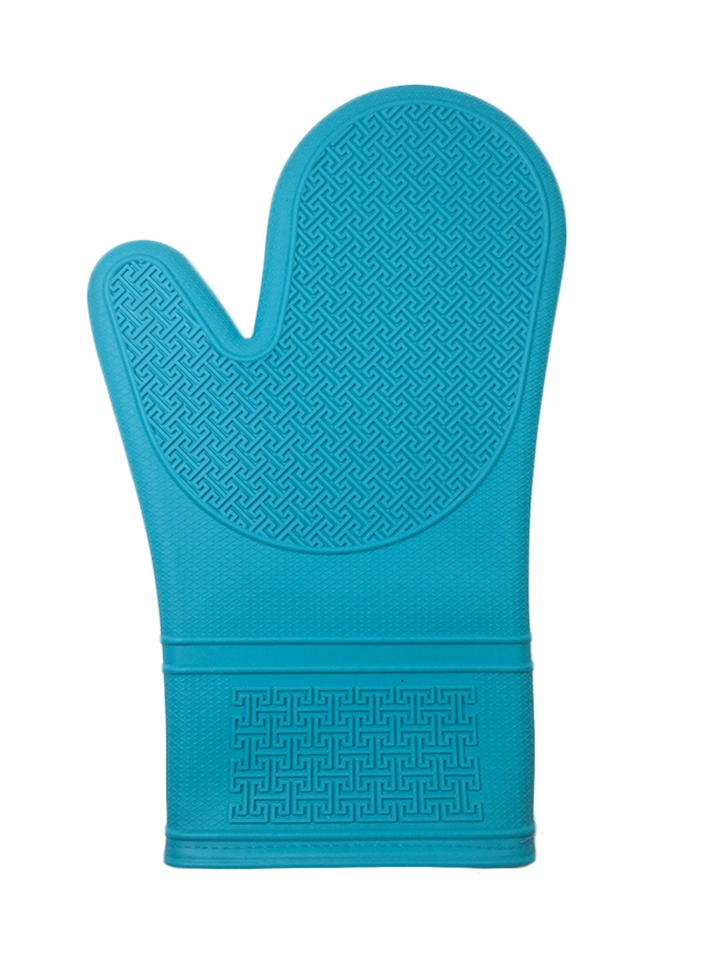 Silicone Oven Mitt - Peacock-Blue