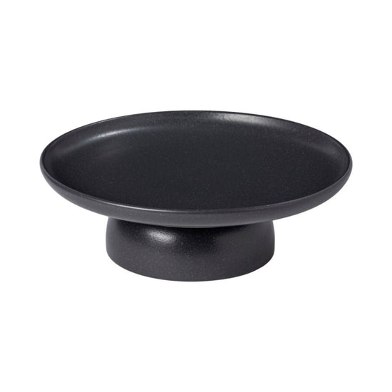 Pacifica Footed Serving Plate - Seed Grey (40% off at checkout)
