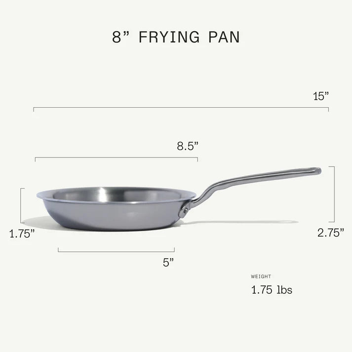 Made In 8" Stainless Steel Clad Frying Pan