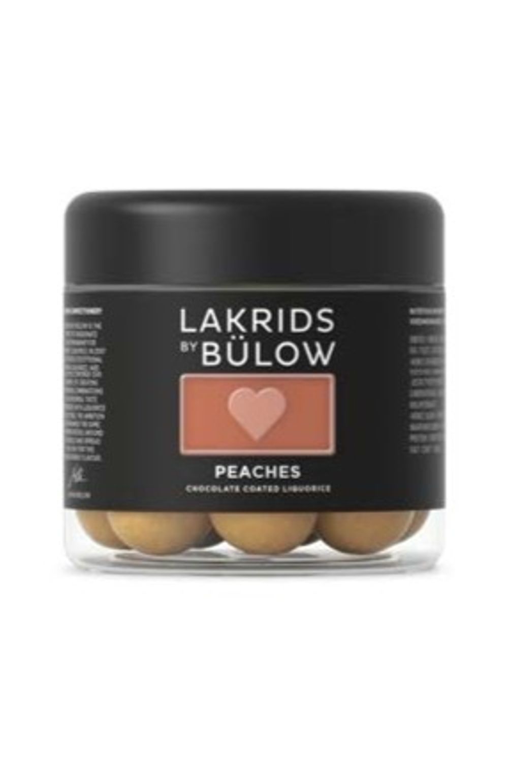 Lakrids by Bülow Peaches Liquorice Small - 125g