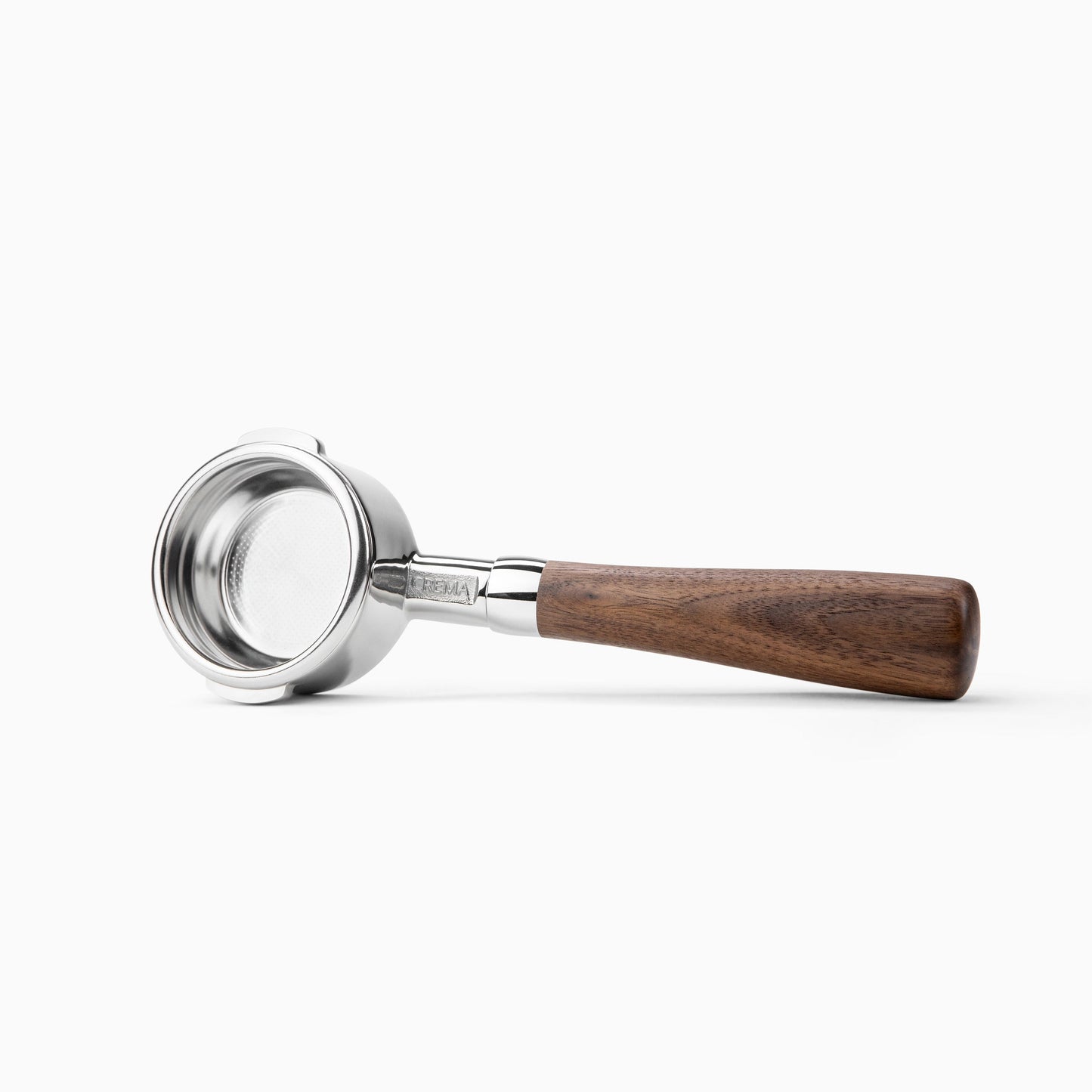 Crema Bottomless Portafilter - 58mm - Walnut