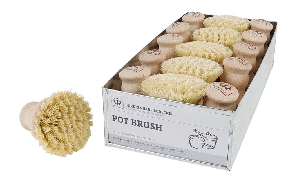 Redecker Soft Bristle Pot Brush