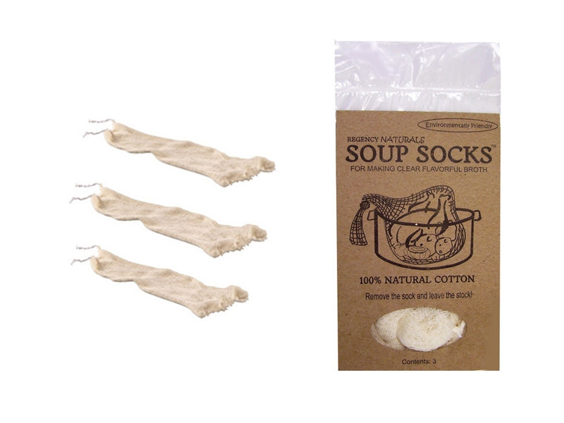 Recency Wraps Natural Soup Socks S/3