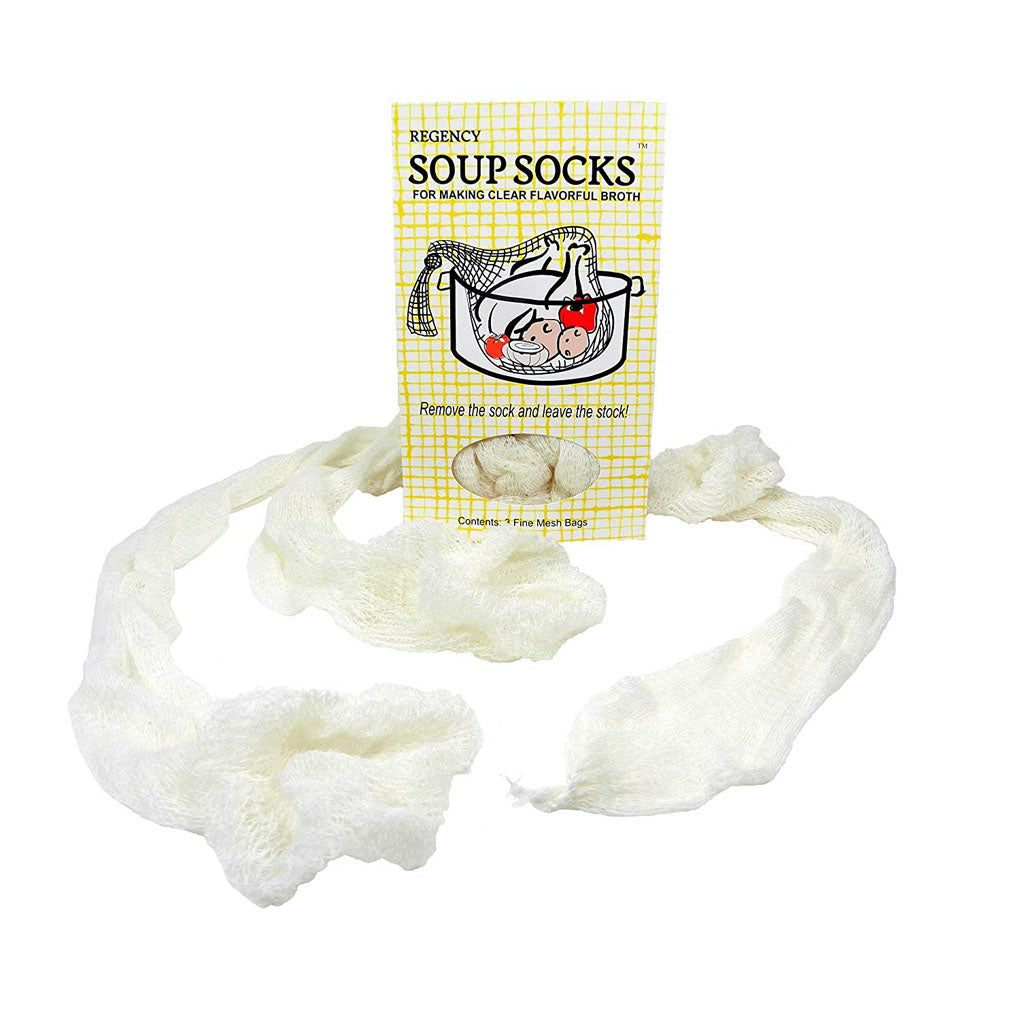 Recency Wrap Natural Soup Socks S/3