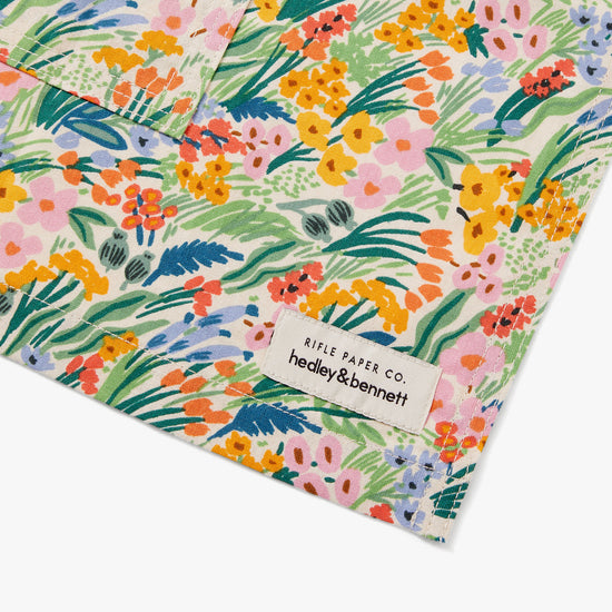 Hedley & Bennett The Smock Apron - Rifle Paper Co - Bramble Lea Natural