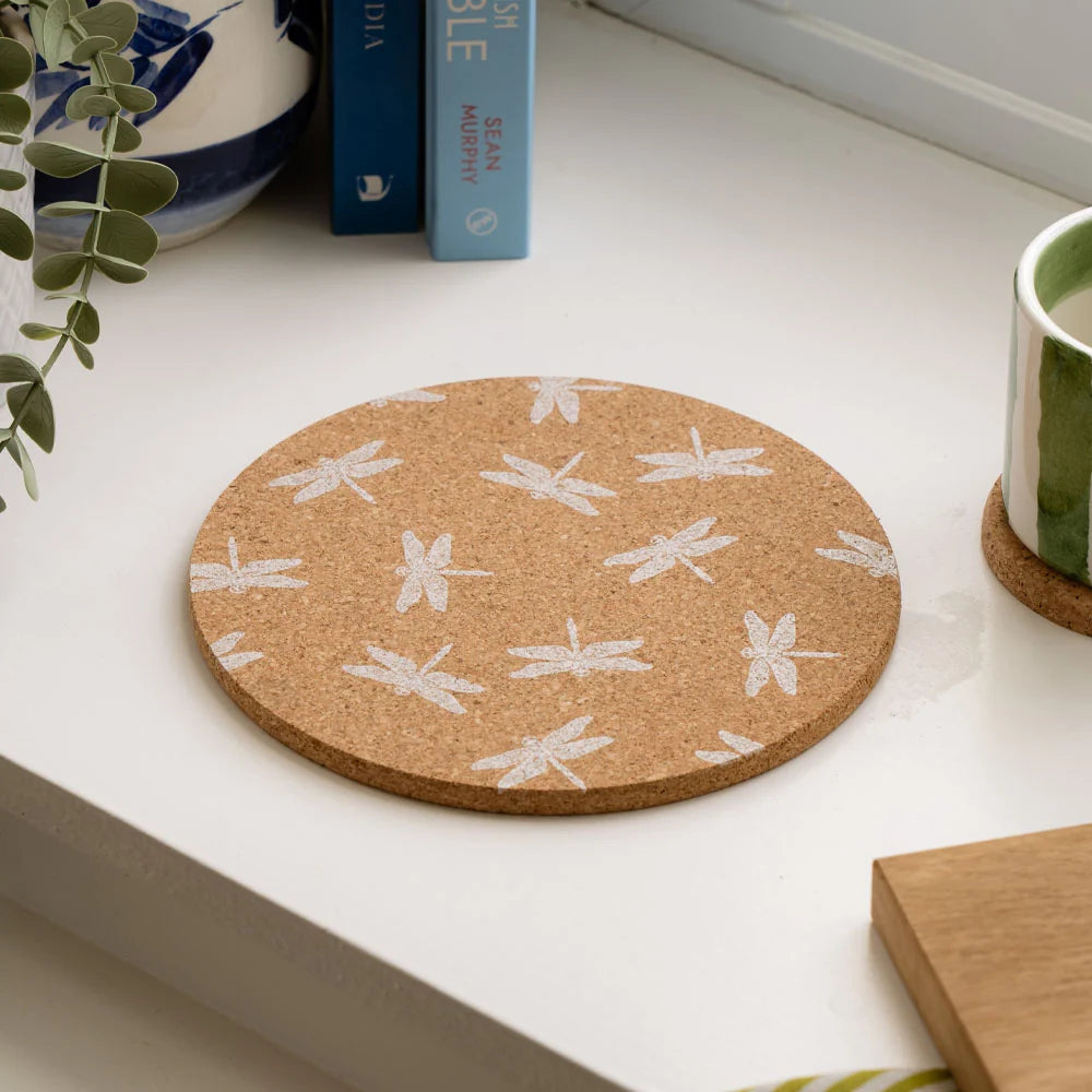 Selbrae House Dragonfly Cork Trivet