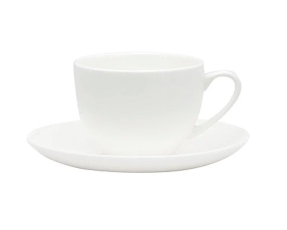 Bone China Cappuccino Cup + Saucer 240ml/8oz