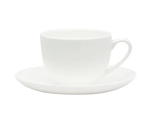 Bone China Cappuccino Cup + Saucer 240ml/8oz
