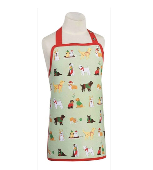 Apron (Kids) Holiday Pups
