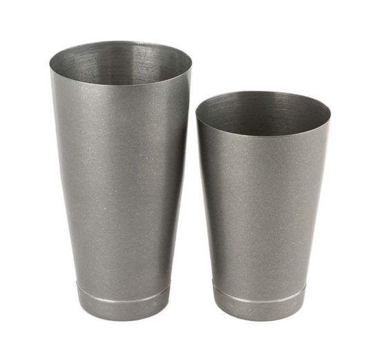 Barfly 28oz + 18oz Cocktail Shaker Tin Set - Vintage Stainless
