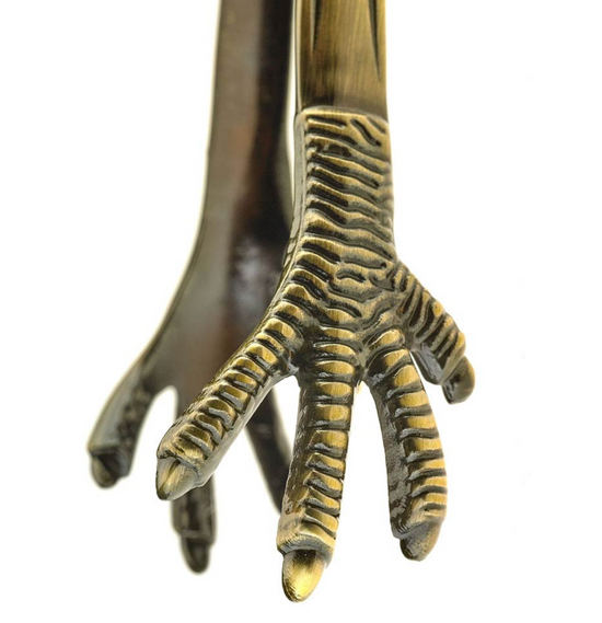 Barfly Talon Ice Tongs - Antique Brass