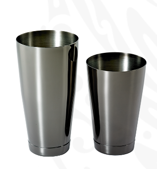 Barfly Cocktail Shaker/Tin Set Vintage Black 28oz & 18oz