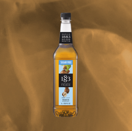 1883 - Sugarfree Hazelnut Syrup 1L plastic