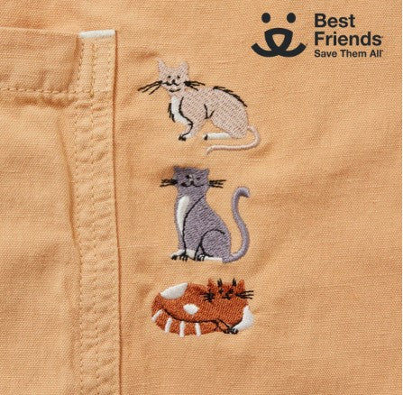 Hedley & Bennett The Smock Apron - Best Friends Cat Lovers