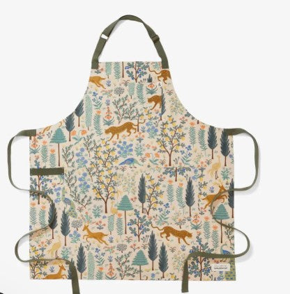 Hedley & Bennett The Essential Apron - Rifle Paper Co - Menagerie Natural