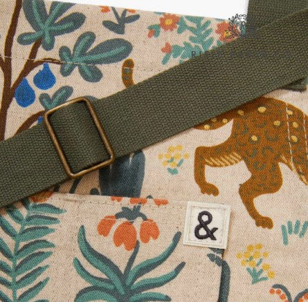 Hedley & Bennett The Essential Apron - Rifle Paper Co - Menagerie Natural