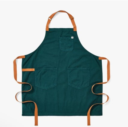 Hedley & Bennett The Essential Apron - Rifle Paper Co - Seaweed Green