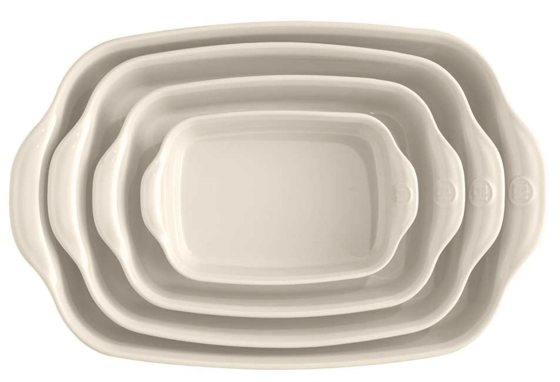 Emile Henry Argile Rect Baker 35x25.5cm