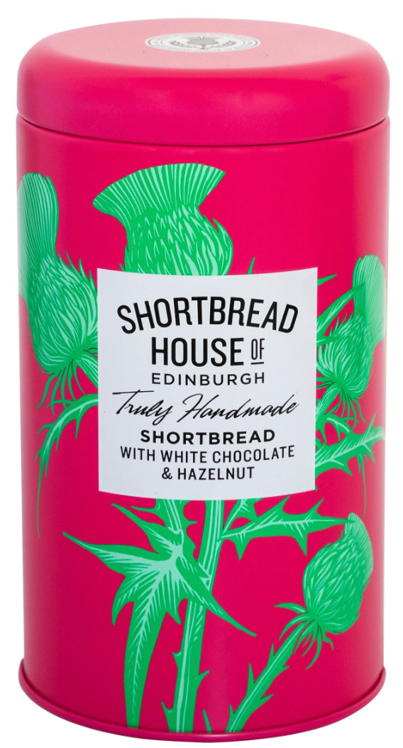 Shortbread House of Edinburgh Shortbread with White Chocolate & Hazelnut - 140g