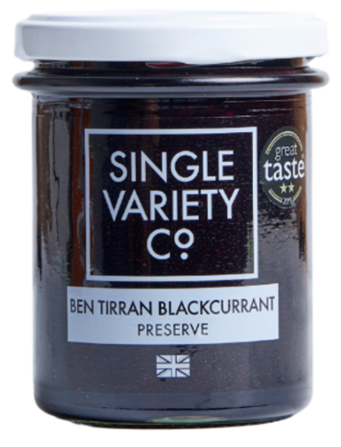 Single Variety Co. Ben Tirran Blackcurrant Preserve - 190ml