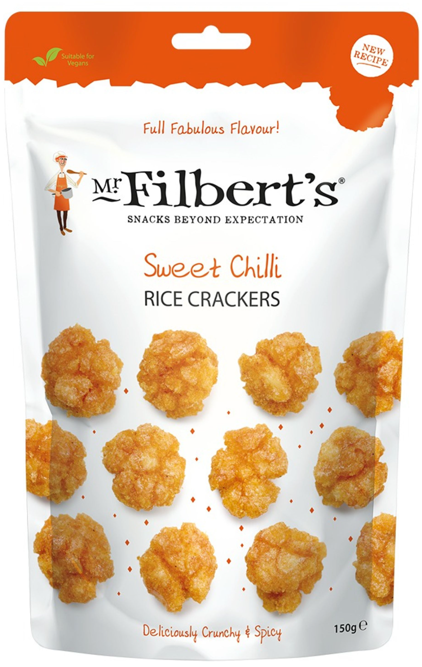 Mr. Filbert's Chilli Rice Crackers - 40g
