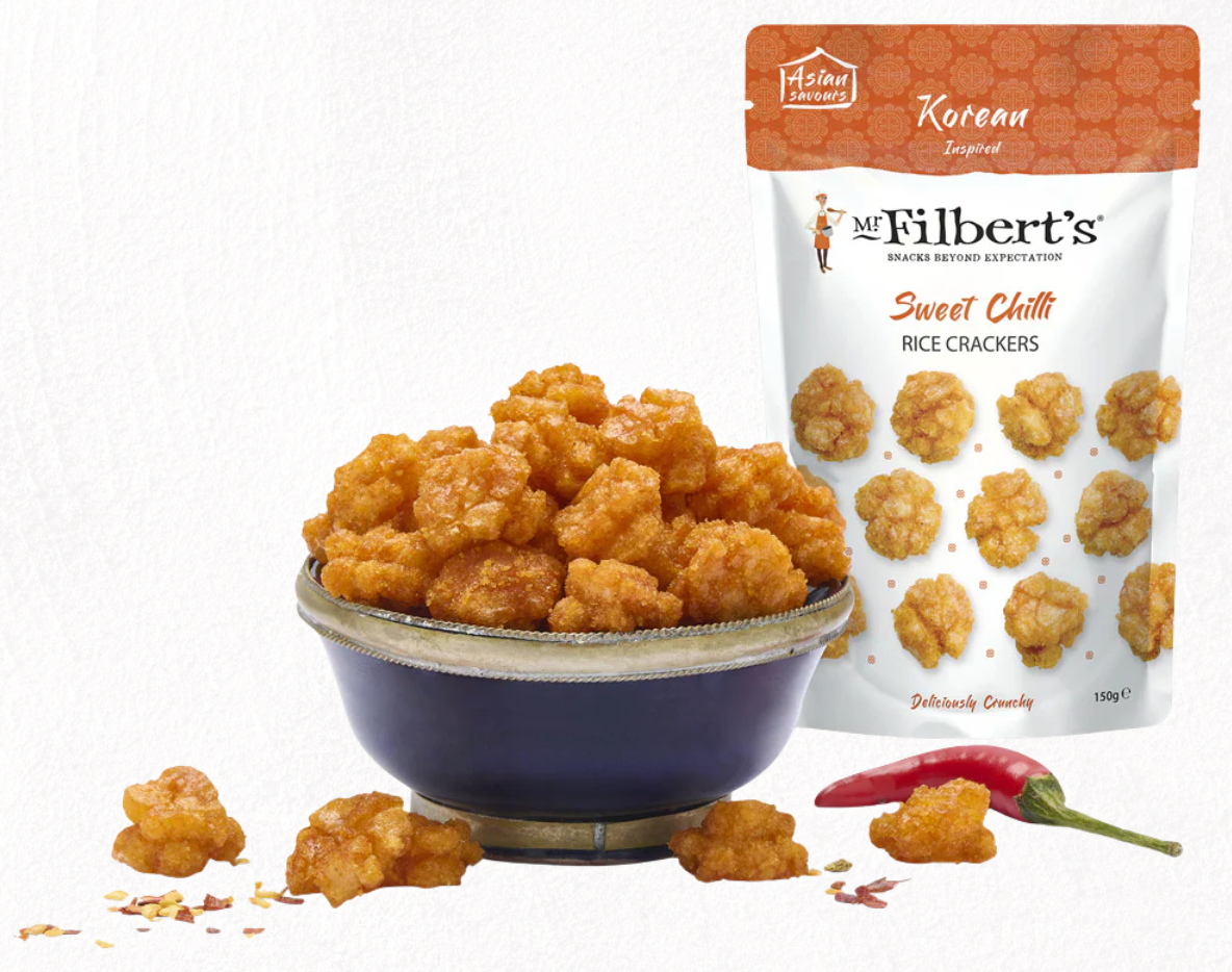 Mr. Filbert's Chilli Rice Crackers - 40g
