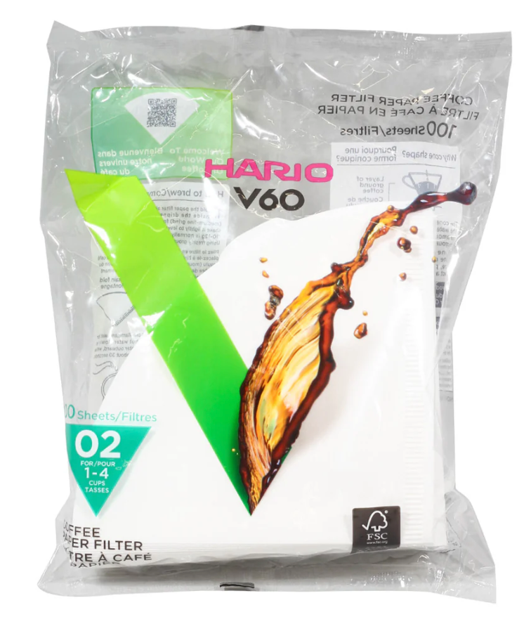 Hario V60-02 Filters (100-Pack)