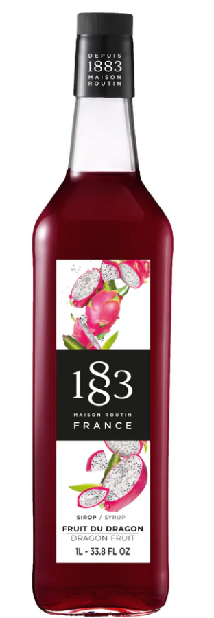 1883 - Dragonfruit Syrup 1L plastic bottle