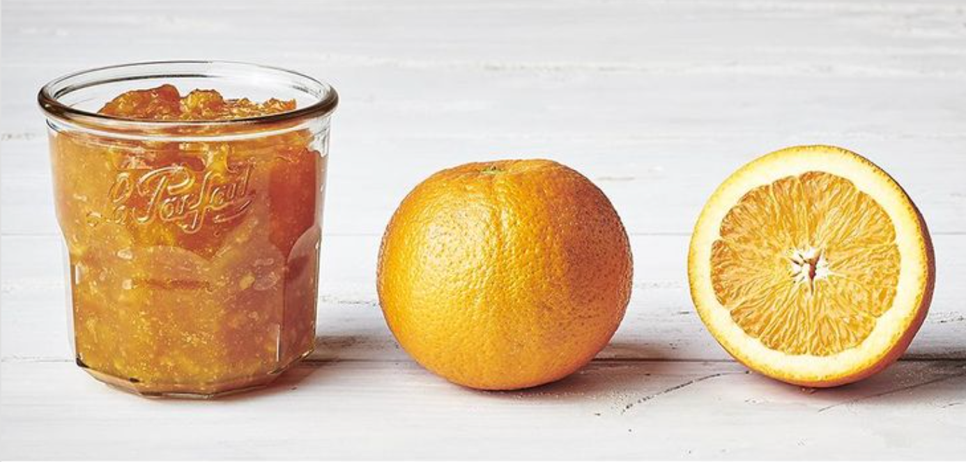 Le Parfait Jam Jar w/Orange Lid Small