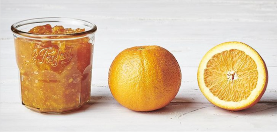 Le Parfait Jam Jar w/Orange Lid Small