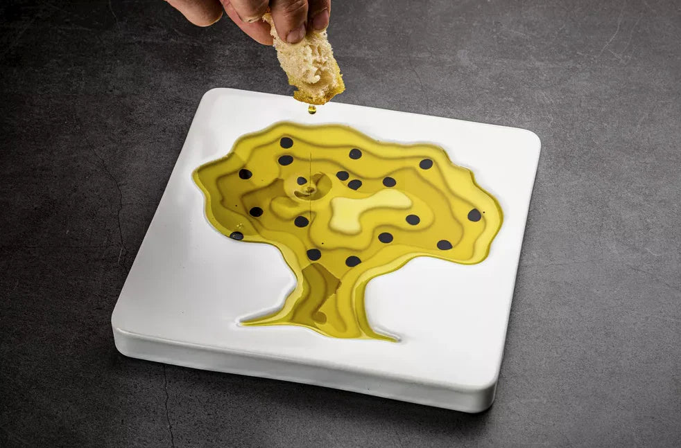 Style de Vie Ceramic Olive Oil Bowl Tree