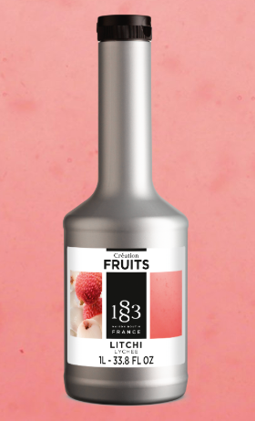 1883 - Lychee Puree 1L (Shelf Stable)