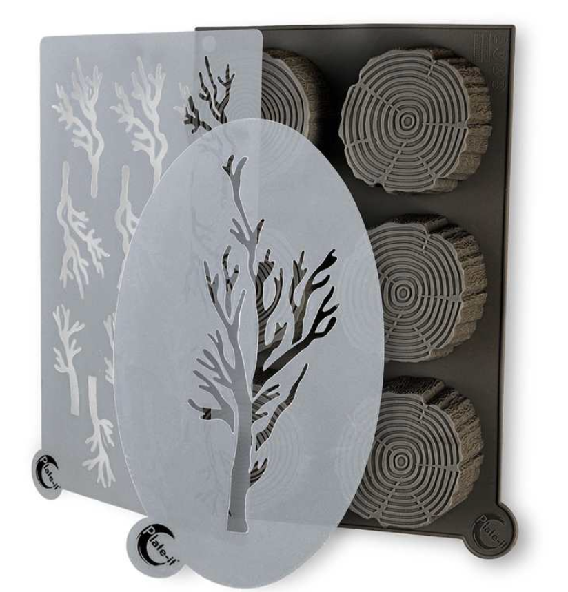 Plate-it Wood 3-piece mold set