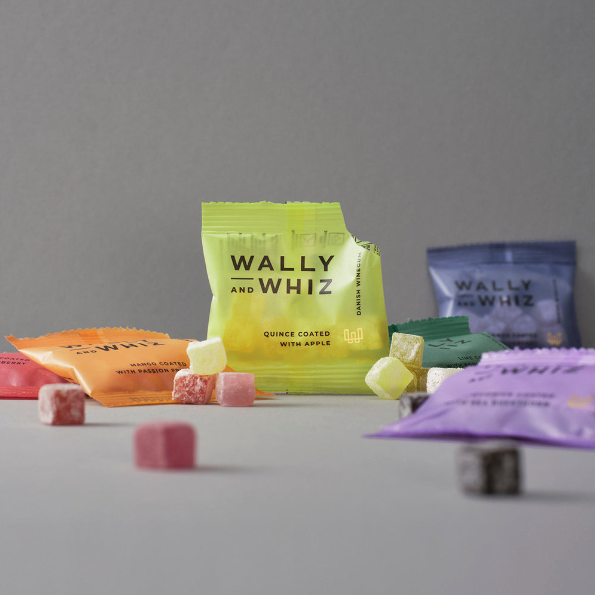 Wally & Whiz Pink Grapefruit with Apricot 11g Danish Wine Gums