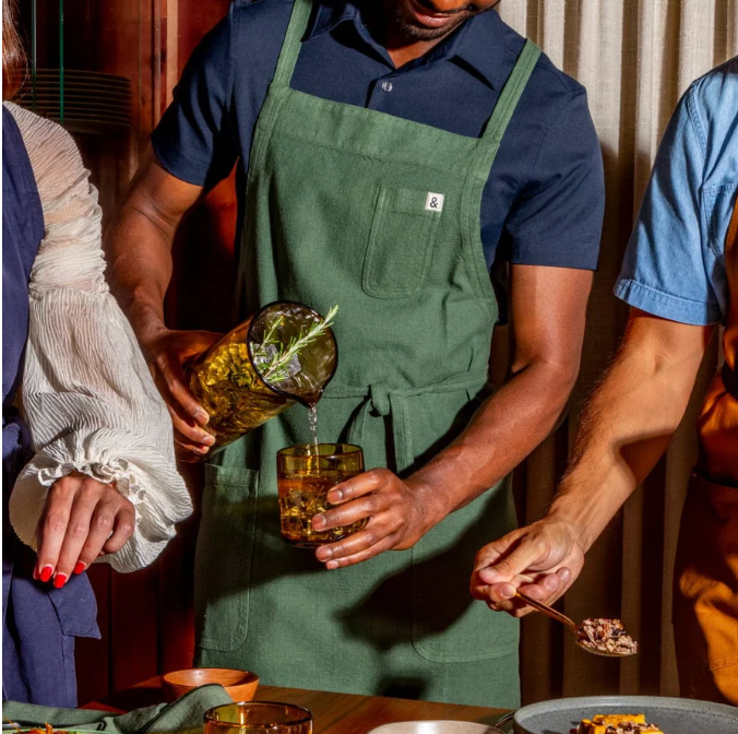 Hedley & Bennett The Minimalist Apron - Broccolini