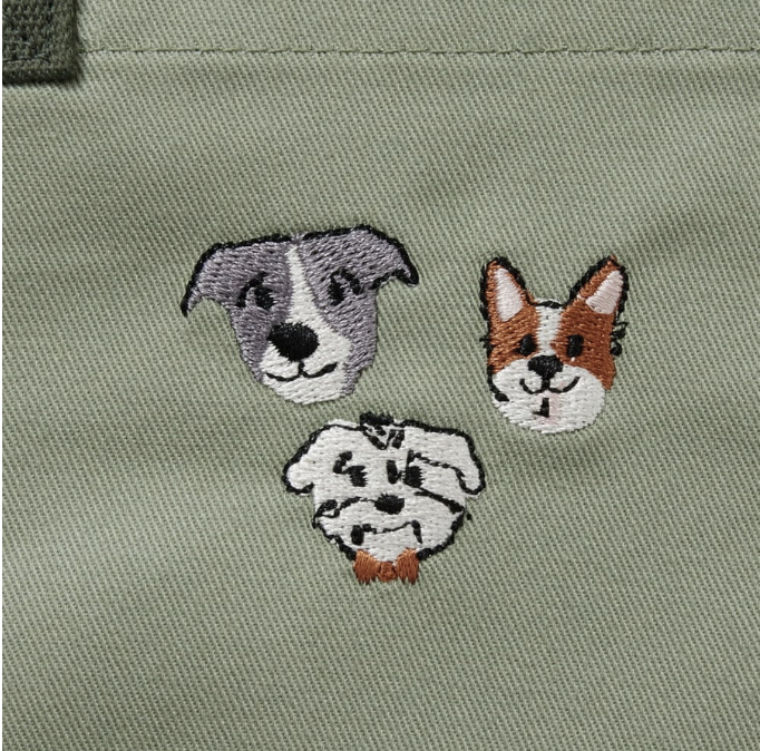Hedley & Bennett The Essential Best Friends Dog Lovers Apron - Sage
