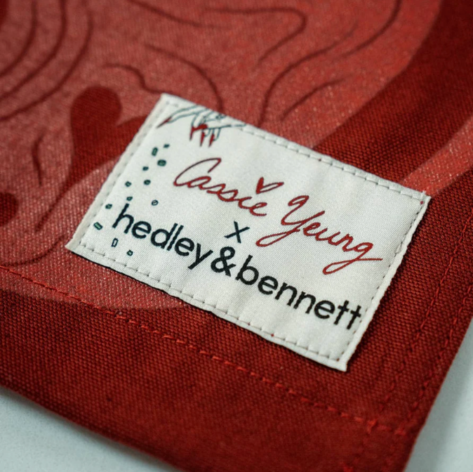 Hedley & Bennett The Essential Cassie Yeung Apron - House Red