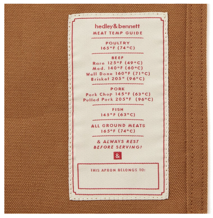 Hedley & Bennett The All Day Crossback Apron - Prime Cuts