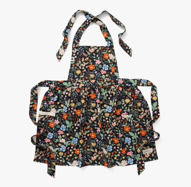 Hedley & Bennett The Pinafore Apron - Rifle Paper Co - Strawberry Fields