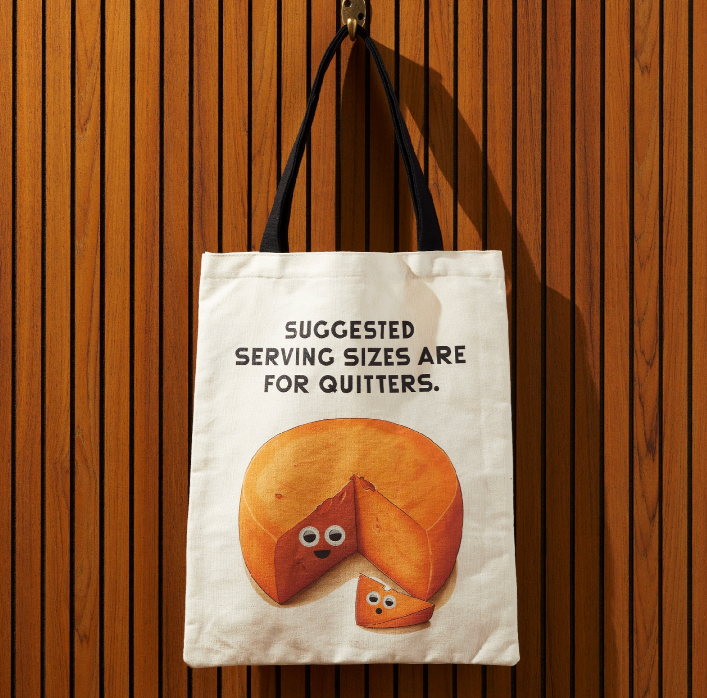 Googly Food Canvas Tote