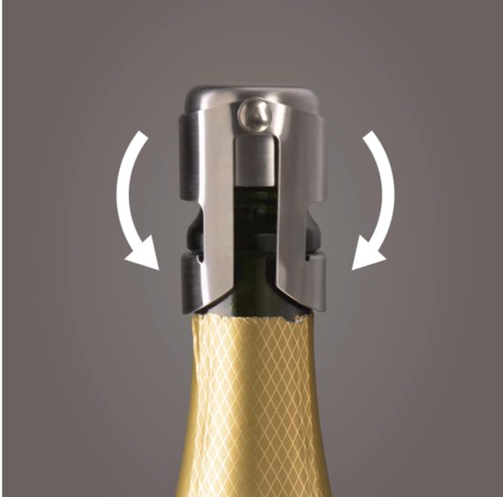 Vacu Vin Champagne Stopper Stainless-Steel