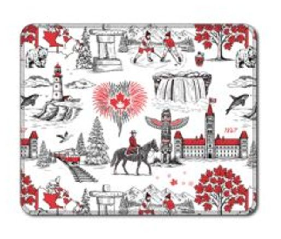 Earthly Co Reusable Paper Towels 6/Pk "O So Canada"