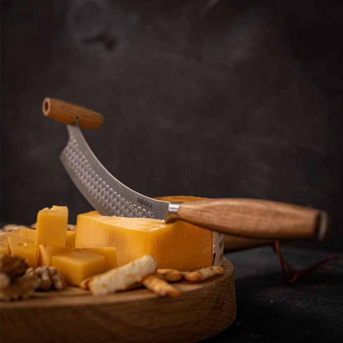 Boska Oslo+ Dutch Cheese Knife No3 with Wood Handle