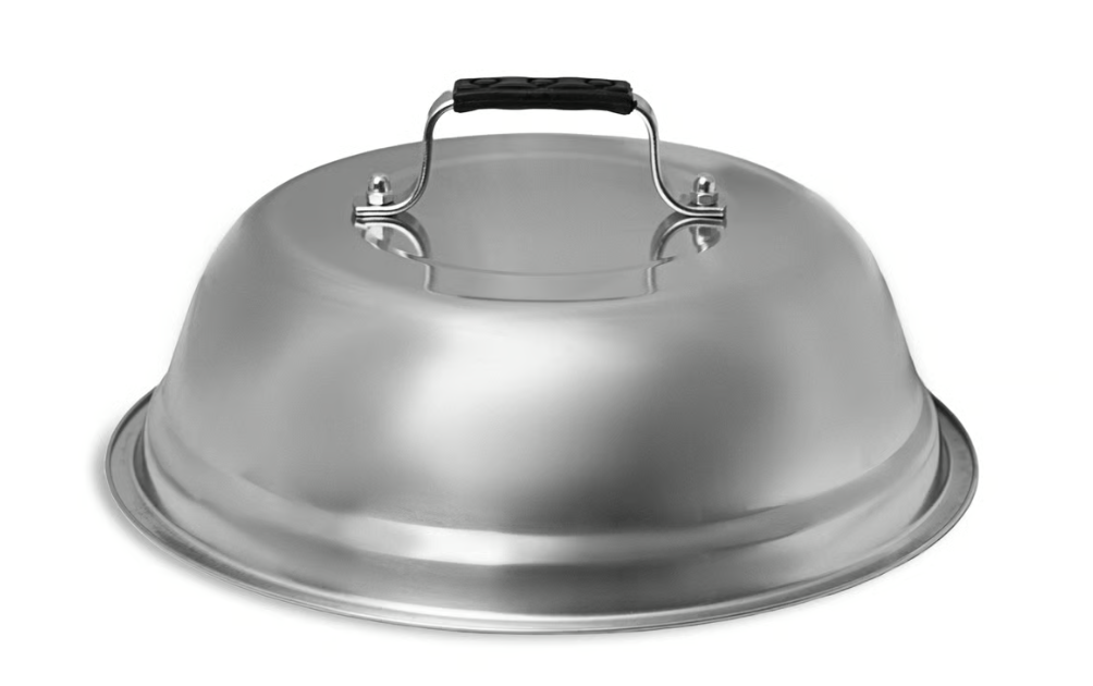 Outset S/S Large Cheese Melting Dome for Grill 10.75" x 5"